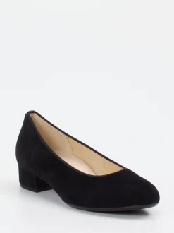 Gabor – Pumps aus Veloursleder schwarz