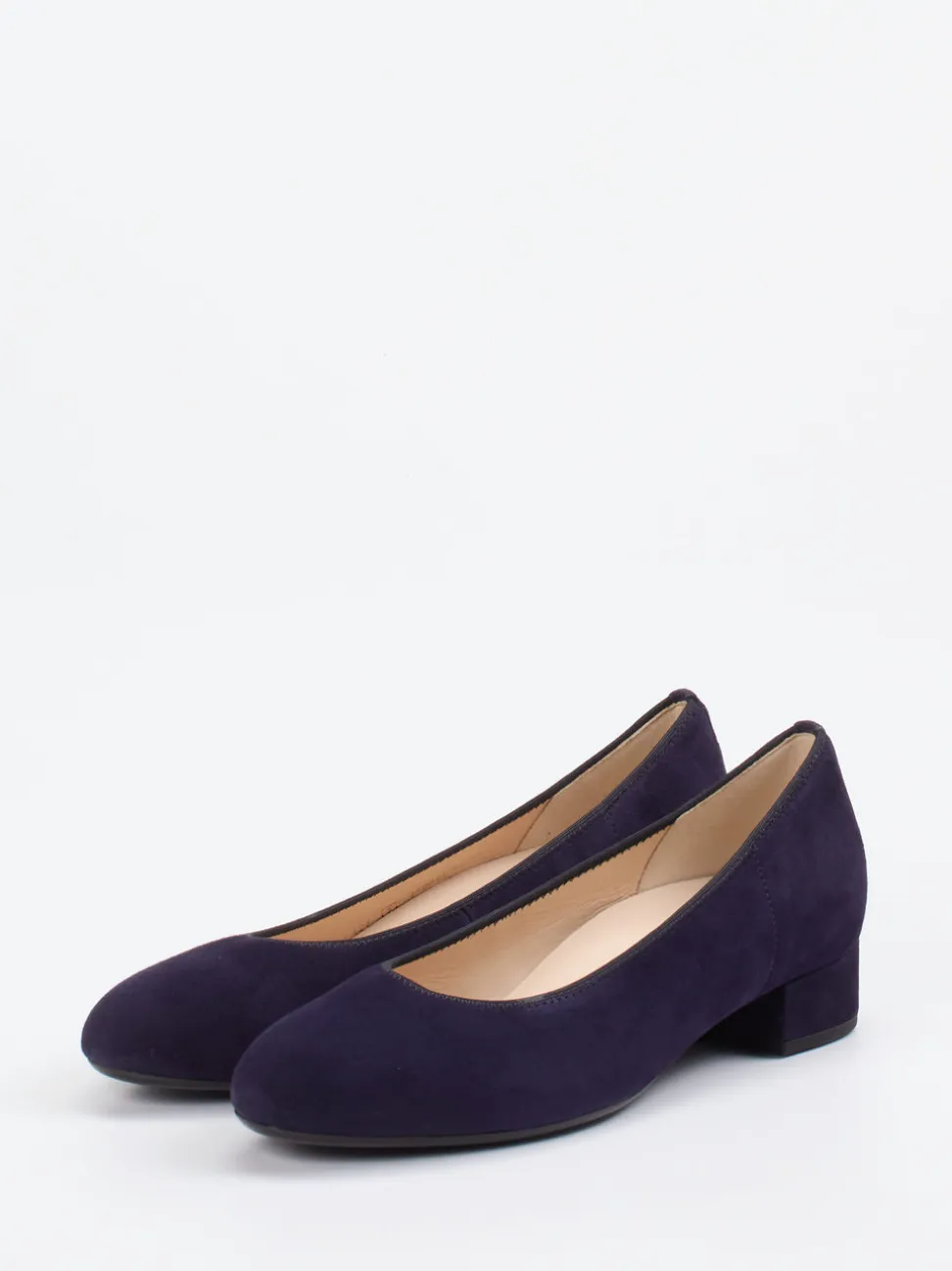 Gabor – Pumps aus Veloursleder in Dunkelviolett