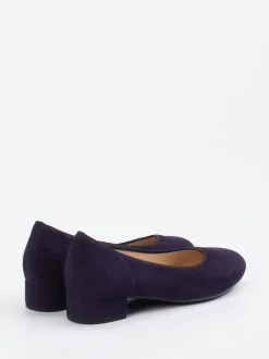 Gabor – Pumps aus Veloursleder in Dunkelviolett