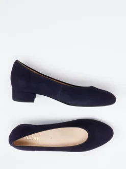 Gabor – Pumps aus Veloursleder in Dunkelviolett