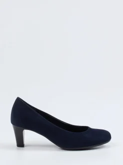 Gabor – Pumps aus Veloursleder Dunkelblau