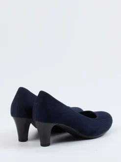 Gabor – Pumps aus Veloursleder Dunkelblau