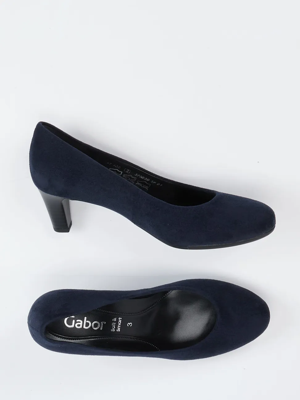 Gabor – Pumps aus Veloursleder Dunkelblau