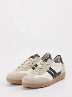 Gabor – Retro-Sneaker aus Veloursleder und Leder