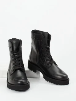 Gabor – Schnürboots aus Kalbleder Schwarz