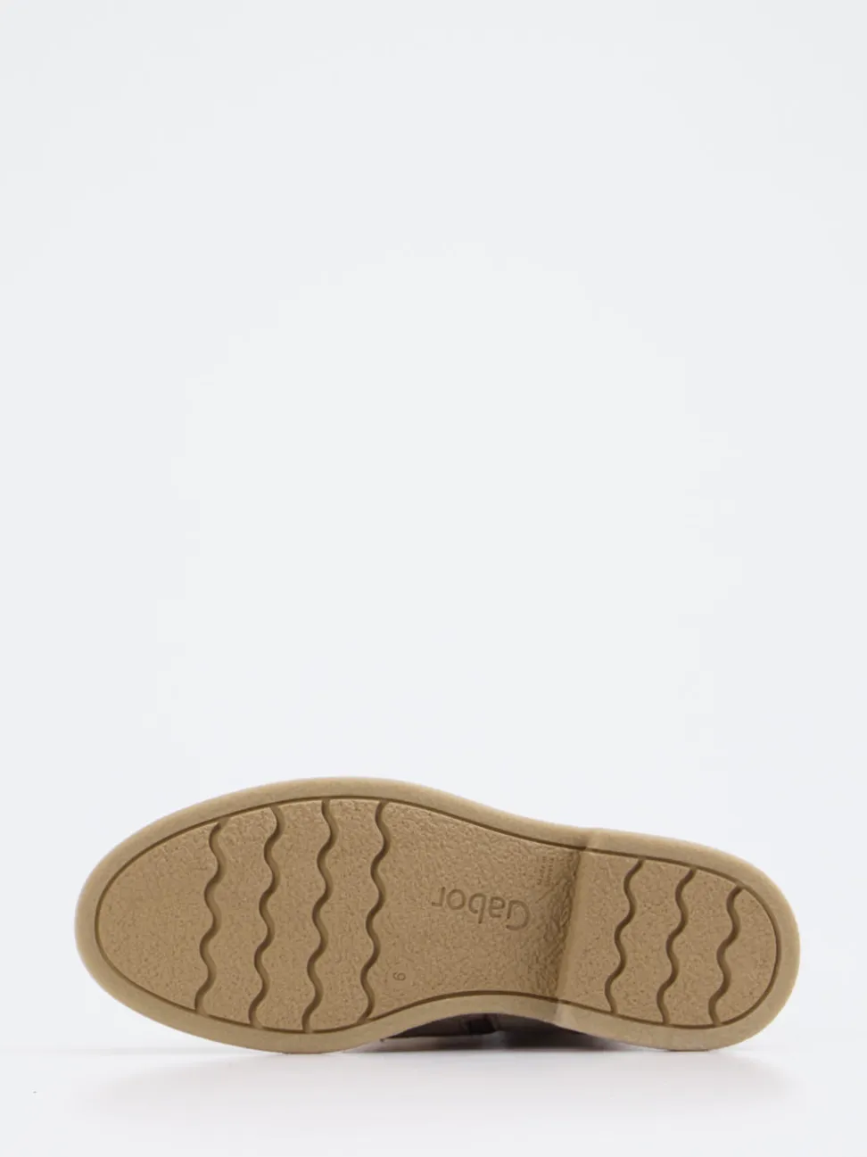 Gabor – Schnürboots aus Veloursleder in Taupe