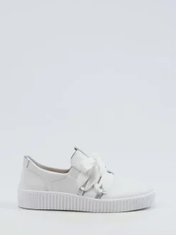 Gabor – Slip-On-Sneaker aus Hirschleder weiß