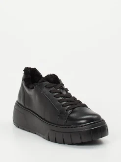 Gabor – Sneaker aus Lammleder in Schwarz