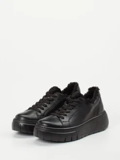 Gabor – Sneaker aus Lammleder in Schwarz