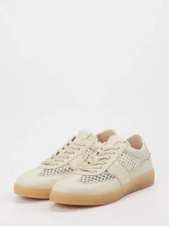Gabor – Sneaker aus Leder und Mesh Beige