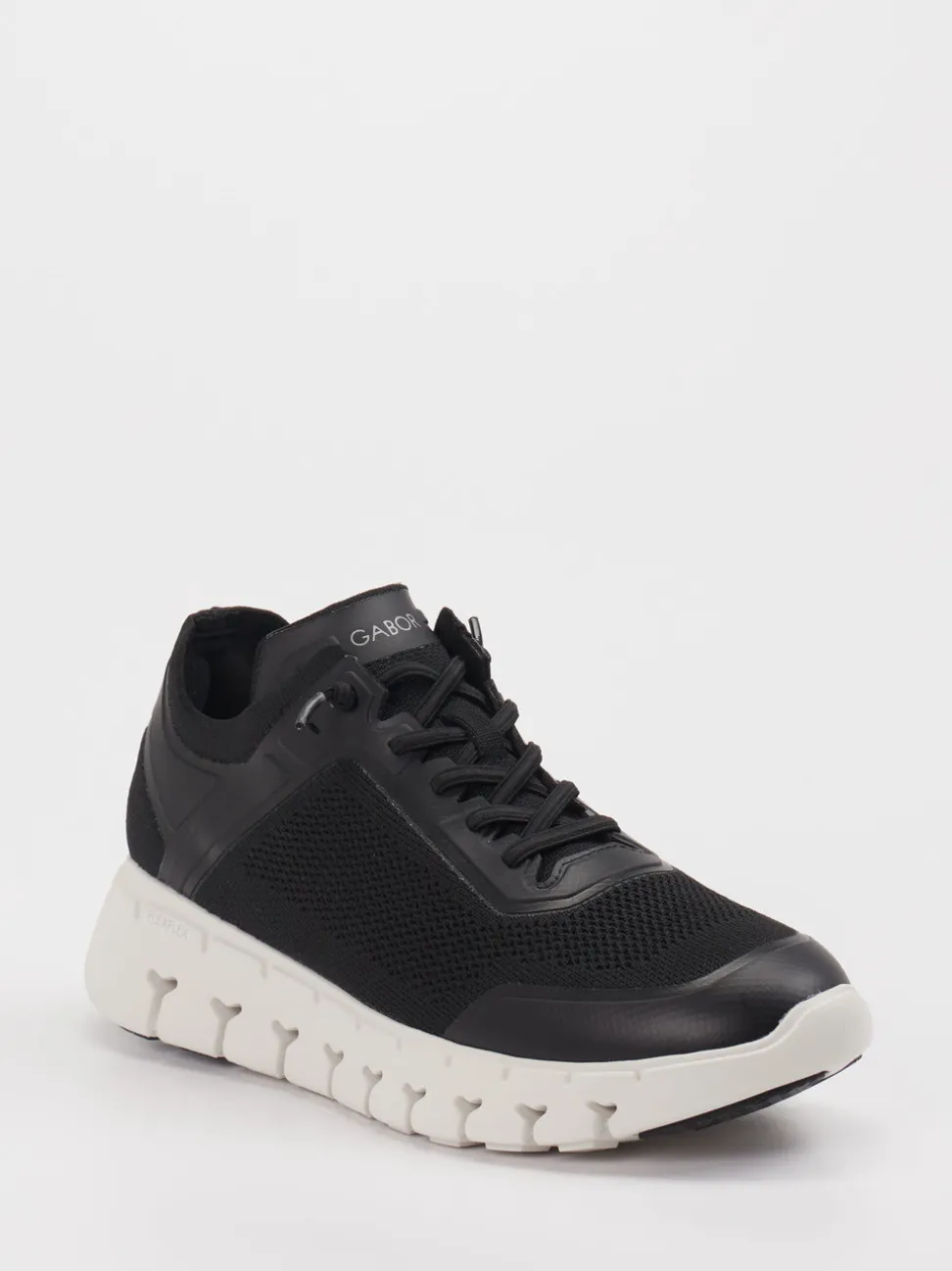 Gabor – Sneaker aus Textil in Schwarz mit Mesh