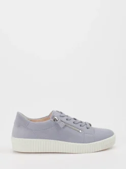 Gabor – Sneaker aus Veloursleder Pastellflieder