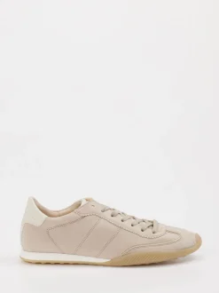 Gabor – Sneaker aus Veloursleder in Beige