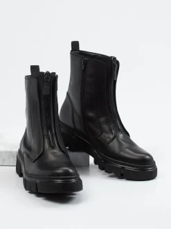Gabor – Stiefelette aus Kalbleder schwarz