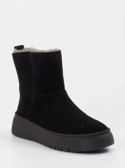 Gabor – Stiefeletten aus Veloursleder schwarz gefüttert