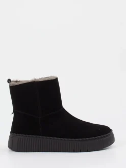 Gabor – Stiefeletten aus Veloursleder schwarz gefüttert