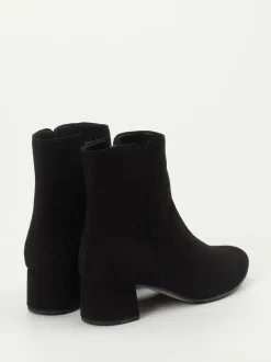 Gabor – Stiefeletten aus Veloursleder Schwarz