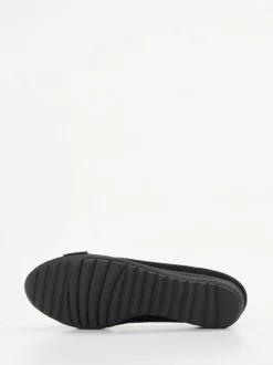 Gabor Comfort – Ballerinas aus Veloursleder Schwarz