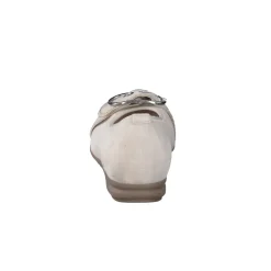 Gabor Comfort – Ballerinas aus Veloursleder beige