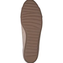 Gabor Comfort – Ballerinas aus Veloursleder beige