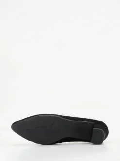 Gabor Comfort – Blockabsatz-Pumps aus Veloursleder schwarz