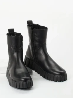 Gabor Comfort – Chelsea Boots aus Kalbleder schwarz