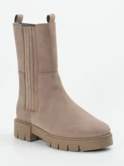 Gabor Comfort – Chelsea Boots aus Nubukleder taupe