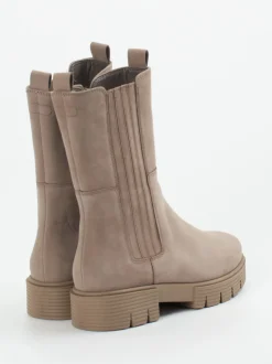 Gabor Comfort – Chelsea Boots aus Nubukleder taupe