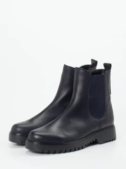 Gabor Comfort – Chelsea Boots aus Kalbleder blau