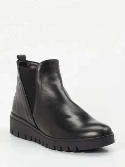 Gabor Comfort – Chelsea-Stiefelette aus Kalbleder schwarz