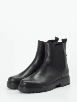 Gabor Comfort – Chelsea-Stiefelette aus Kalbleder schwarz