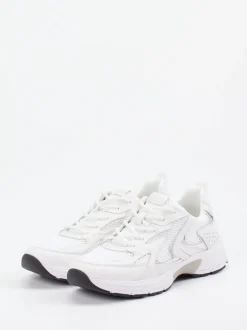 Gabor Comfort – Chunky Sneaker aus Velour und Textil Weiß