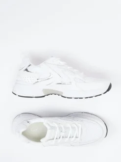 Gabor Comfort – Chunky Sneaker aus Velour und Textil Weiß