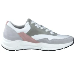 Gabor Comfort – Chunky Sneaker aus Kalbleder pastellweiß