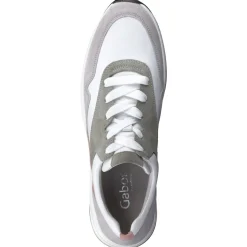Gabor Comfort – Chunky Sneaker aus Kalbleder pastellweiß