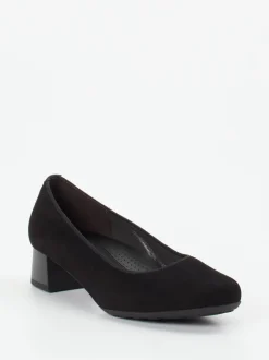 Gabor Comfort – Komfort-Pumps aus Veloursleder schwarz