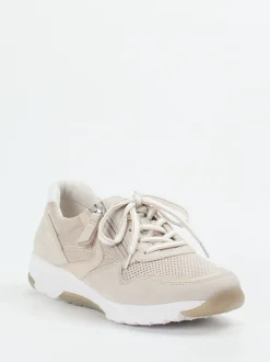 Gabor Comfort – Komfort-Sneaker aus Nubukleder Beige
