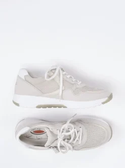 Gabor Comfort – Komfort-Sneaker aus Nubukleder Beige