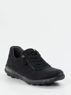 Gabor Comfort – Komfort-Sneaker aus Nubukleder schwarz
