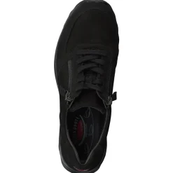 Gabor Comfort – Komfort-Sneaker aus Nubukleder schwarz