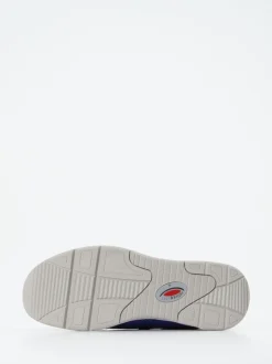 Gabor Comfort – Komfort-Sneaker aus Velours und Mesh blau