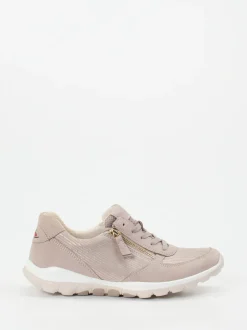 Gabor Comfort – Komfort-Sneaker aus Nubukleder Beige