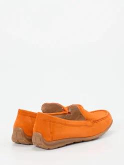 Gabor Comfort – Loafer aus Veloursleder Orange