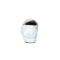 Gabor Comfort – Loafer aus Hirschleder Weiß