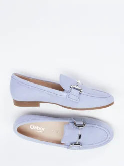 Gabor Comfort – Loafer aus Veloursleder Pastellflieder
