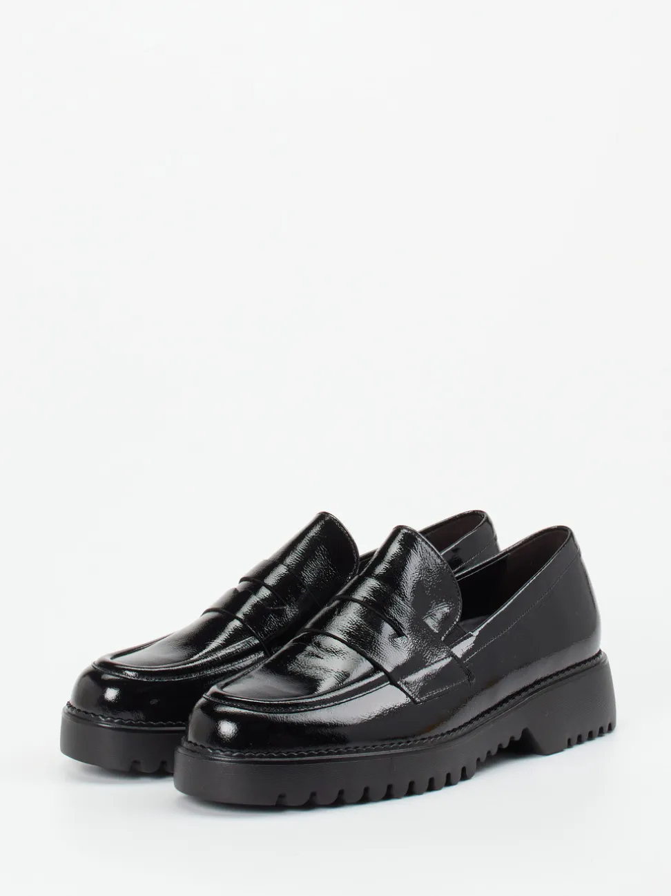 Gabor Comfort – Loafer aus Lackleder schwarz
