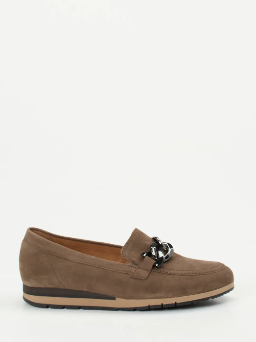 Gabor Comfort – Loafer aus Veloursleder in Braun