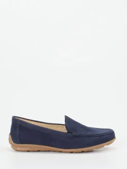 Gabor Comfort – Loafer aus Nubukleder marineblau
