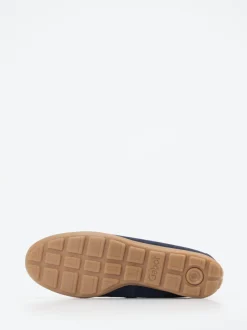 Gabor Comfort – Loafer aus Nubukleder marineblau