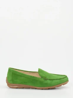 Gabor Comfort – Loafer aus Veloursleder grasgrün